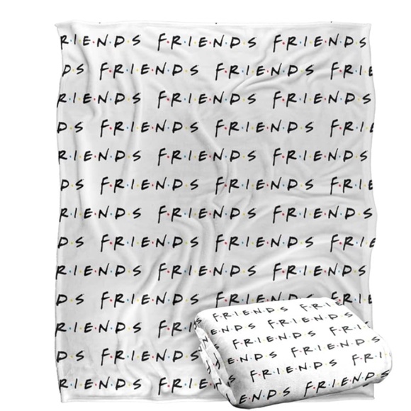 Friends Logo Silky Touch Super Soft Throw Blanket (NWOT) - Picture 2 of 4
